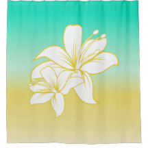 ハイビスカス砂と海グラデーション色