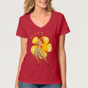ハイビスカス美しい Tシャツ
