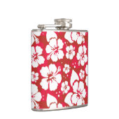 ハイビスカス花模様 フラスク (右)