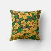 ハイビスカス花#3 クッション (裏面)