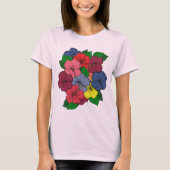 ハイビスカス花#8 Tシャツ (正面)