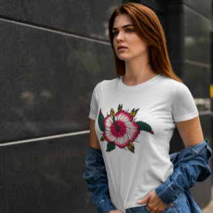 ハイビスカス花 Tシャツ