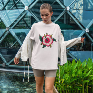 ハイビスカス花 Tシャツ