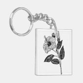 ハイビスカス花III キーホルダー (正面左)