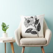 ハイビスカス花III クッション (椅子)