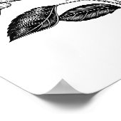 ハイビスカス花III ポスター (角)