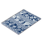 ハイビスカス葉、ハワイアンオーナメント。 ノートブック (左側)