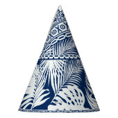 ハイビスカス葉、ハワイアンオーナメント。 パーティーハット (左)