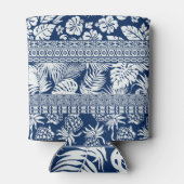 ハイビスカス葉、ハワイアンオーナメント。 缶クーラー (裏面)