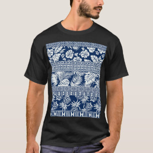 ハイビスカス葉、ハワイアンオーナメント。 Tシャツ