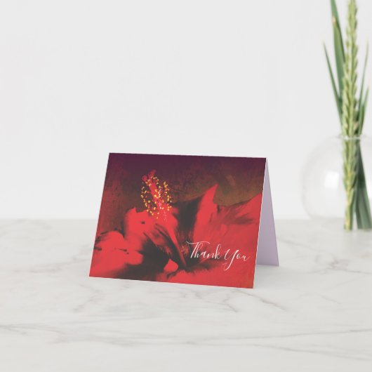 ハイビスカス葬サンキューカード シーズンカード (正面)