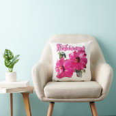 ハイビスカス装飾用クッション クッション (椅子)