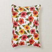 ハイビスカス開花ブリス アクセントクッション (正面(垂直))