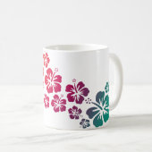ハイビスカス開花色 コーヒーマグカップ (正面右)