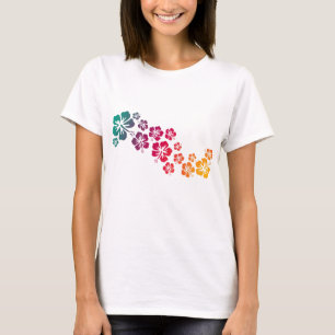 ハイビスカス開花色 Tシャツ
