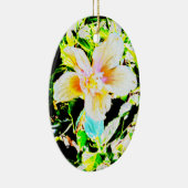 ハイビスカス2635bオーナメント セラミックオーナメント (右)
