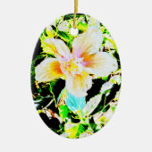 ハイビスカス2635bオーナメント セラミックオーナメント (正面)