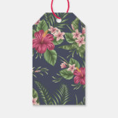 ハイビスカス60thバースデーパーティギフトラベル ギフトタグ (裏面)