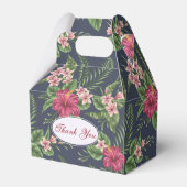 ハイビスカス60thバースデーパーティーありがとうございますお願いボックス フェイバーボックス (裏面サイド)