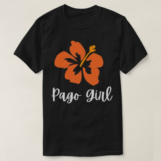 ハイビスカス・アメリ素晴らしカのサモアは彼女の家のために贈り物 Tシャツ (デザイン正面)