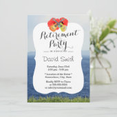 ハイビスカス&ウクレレビーチ退職パーティー 招待状 (スタンド正面)