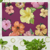 ハイビスカス🌺 キッチンタオル (折り畳み)