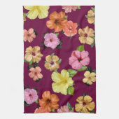 ハイビスカス🌺 キッチンタオル (縦)