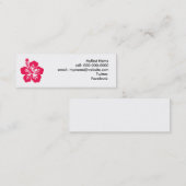 ハイビスカス スキニー名刺 (正面/裏面)