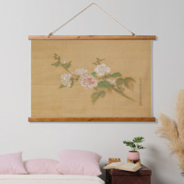 ハイビスカス・タペストリーの花 吊り下げ型タペストリー
