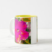 ハイビスカス ツートーンマグカップ (正面左)