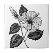 ハイビスカス・フラワーII タイル (正面)
