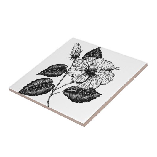 ハイビスカス・フラワーII タイル (側面)