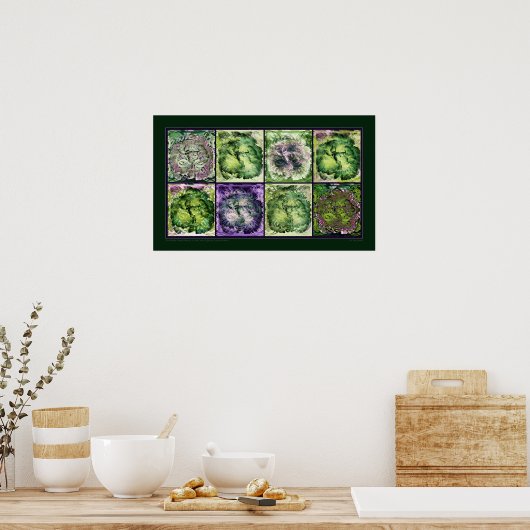 ハイビスカス ポスター (キッチン)