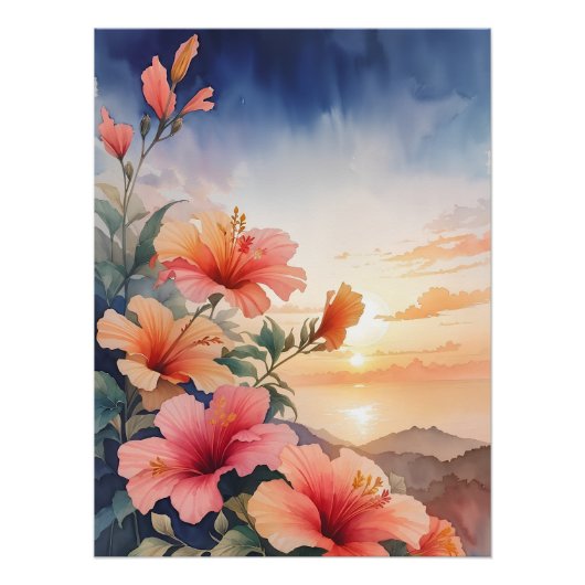 ハイビスカス ポスター (正面)
