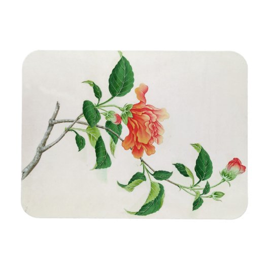 ハイビスカス マグネット (横)