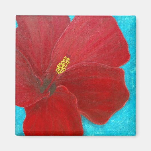 ハイビスカス マグネット (正面)