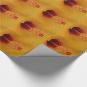 ハイビスカス ラッピングペーパー (角)