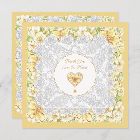 ハイビスカス&レースイエロー (正面/裏面)