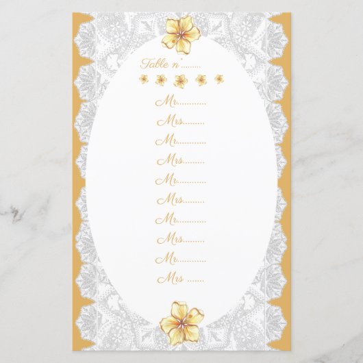 ハイビスカス&レースイエロー (正面)