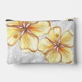 ハイビスカス&レースイエロー アクセサリーポーチ (裏面)