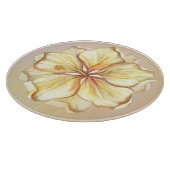 ハイビスカス&レースイエロー カッティングボード (角)