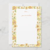 ハイビスカス&レースイエロー サンキューカード (裏面)