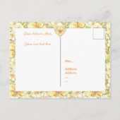 ハイビスカス&レースイエロー シーズンポストカード (裏面)