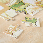 ハイビスカス&レースイエロー ジグソーパズル (側面)