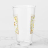 ハイビスカス&レースイエロー タンブラーグラス (左)