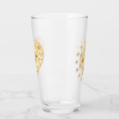 ハイビスカス&レースイエロー タンブラーグラス (左)