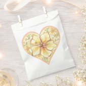 ハイビスカス&レースイエロー フェイバーバッグ (クリップ留めされた状態)