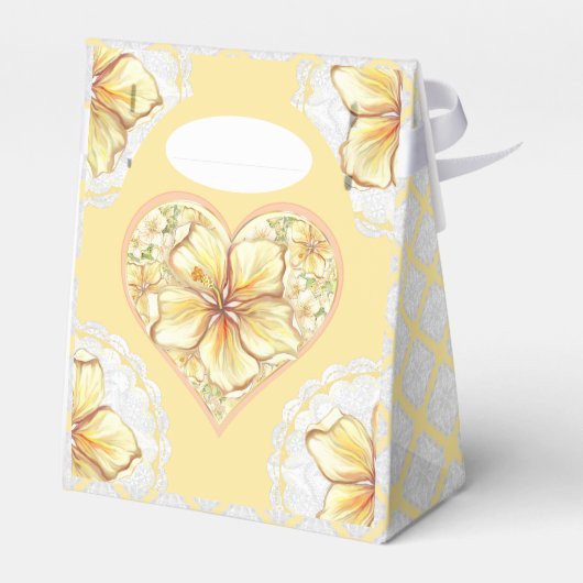 ハイビスカス&レースイエロー フェイバーボックス (裏面サイド)
