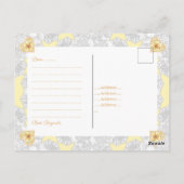 ハイビスカス&レースイエロー ポストカード (裏面)