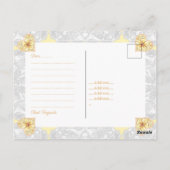 ハイビスカス&レースイエロー ポストカード (裏面)